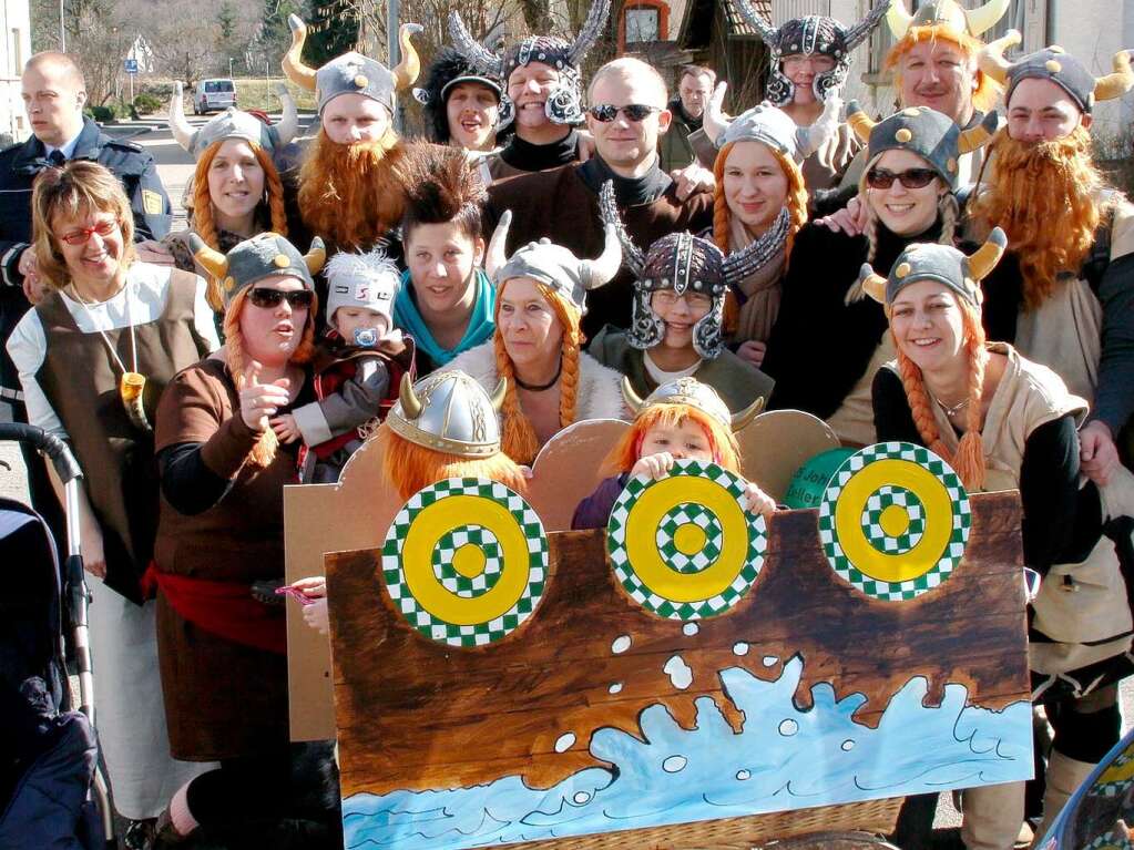 Auch in Fahrnau gehrte die Fasnacht den Kindern.