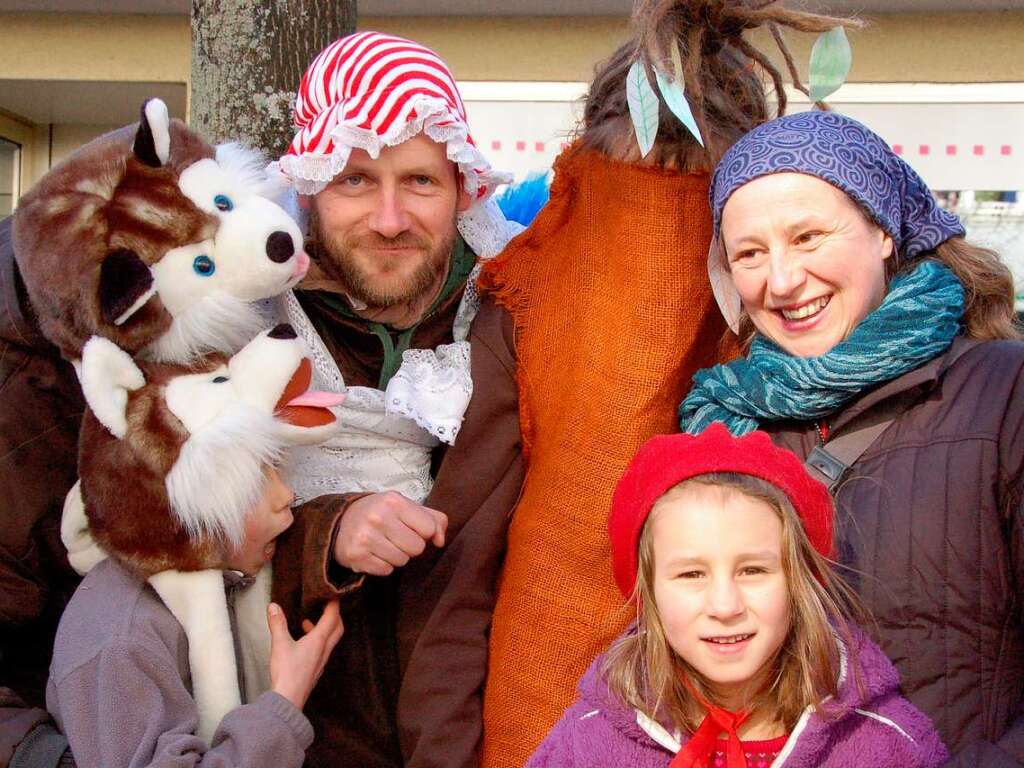 Rotkppchen und andere Mrchen stellte diese Familie dar.