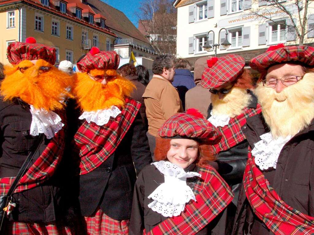 Aus dem fernen Schottland kamen diese Zaungste.