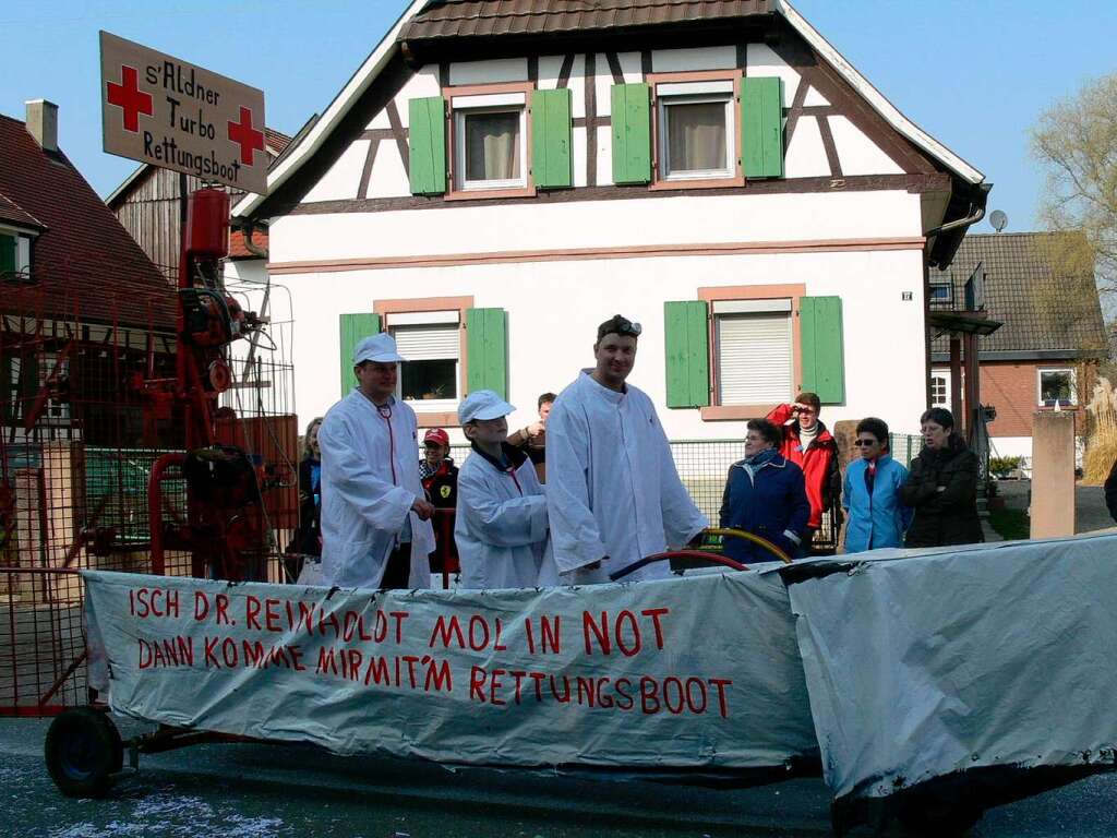 Der Umzug in Aldene. Der Umzug in Aldene.