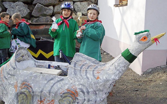 Die Sieger des internationalen Schneck...s): Andreas Weltis und Leon Dietsche.   | Foto: Norbert Kriegl