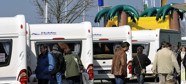 &#8222;Caravan und Outdoor&#8220; ist das groe Thema auf der Messe.   | Foto: eggstein