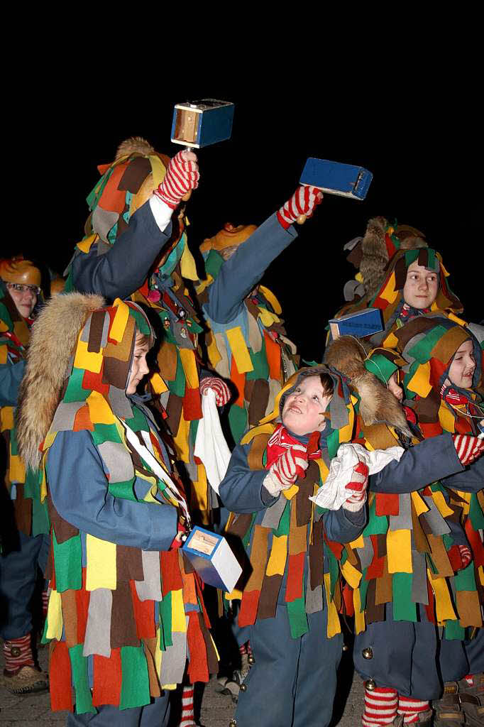 Unter Jammern und Wehklagen wurde die Fasnet in Grafenhausen vor dem Haus des Gastes verbrannt