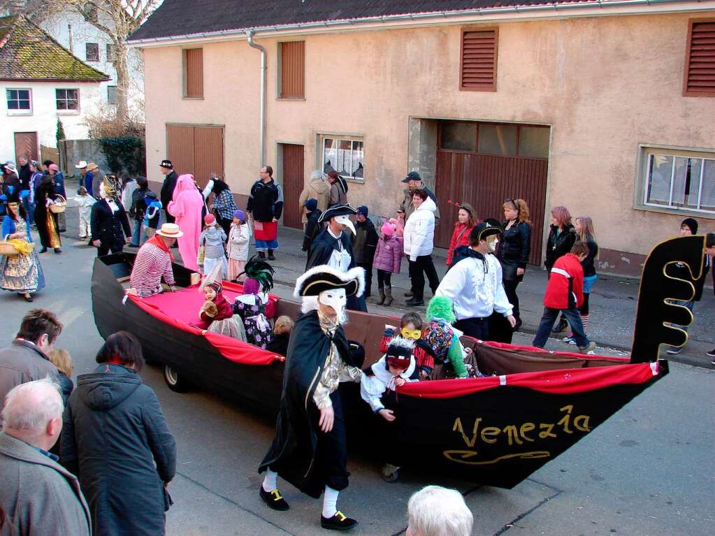 Karneval in Venedig bei der Fasnet in Unadingen.