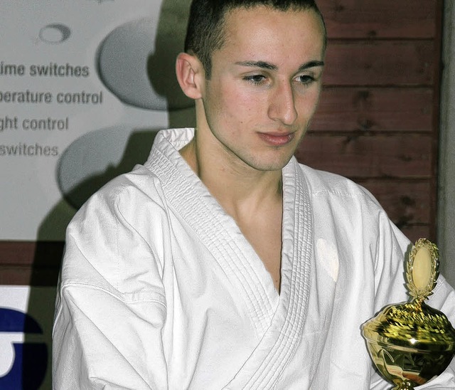 Phlipp Jttner von der Karateschule Ba... St. Georgen den zweiten Platz belegt.  | Foto: privat