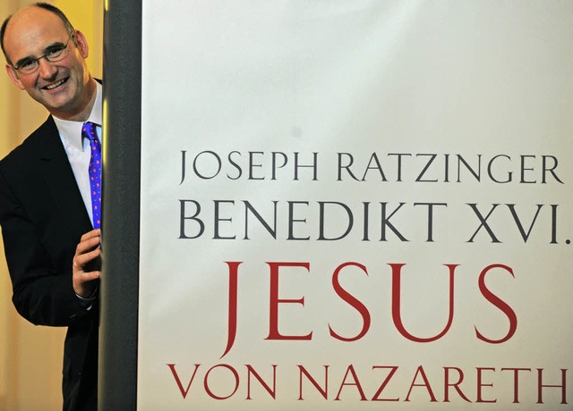 Ein weiterer Bestseller ist Verleger M...enedikts neuem Jesus-Band wohl sicher.  | Foto: dpa