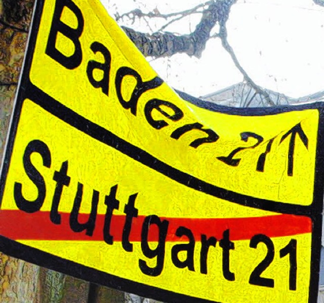 Stuttgart 21 wird nach wie vor hei diskutiert.   | Foto: Heidi Fssel