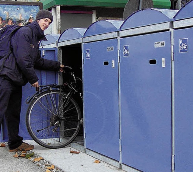 Veloboxen in Weil am Rhein sind Vorbild fr Grenzach-Wyhlen.  | Foto: BZ