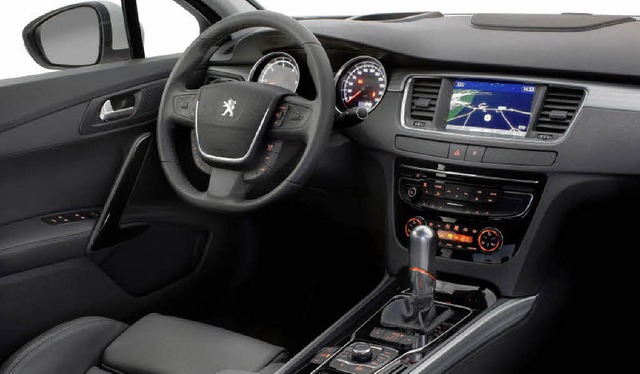 Mit dem neuen 508 ist Peugeot ein stat...Interieur ist auf Seriositt bedacht.   | Foto: werksfotos