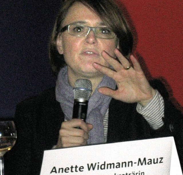 Staatssekretrin Annette Widmann-Mauz in Bad Sckingen   | Foto: sahli