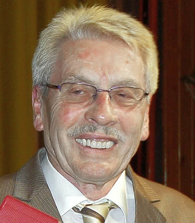 Hans-Bernhard Kradepohl bei seinem kom...politischen Abschied im Oktober 2009.   | Foto: Archivfoto: Sylvia-Karina Jahn