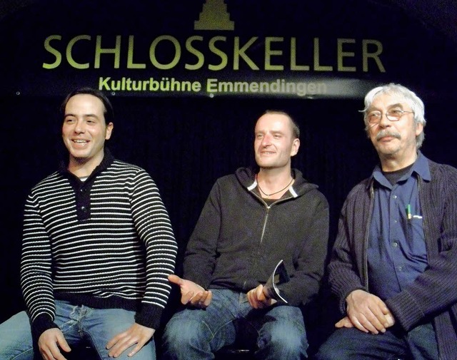 Abian Oberle, Jens Tischer und Ulf Fie...orstandsteam des Schlosskellervereins.  | Foto: Privat