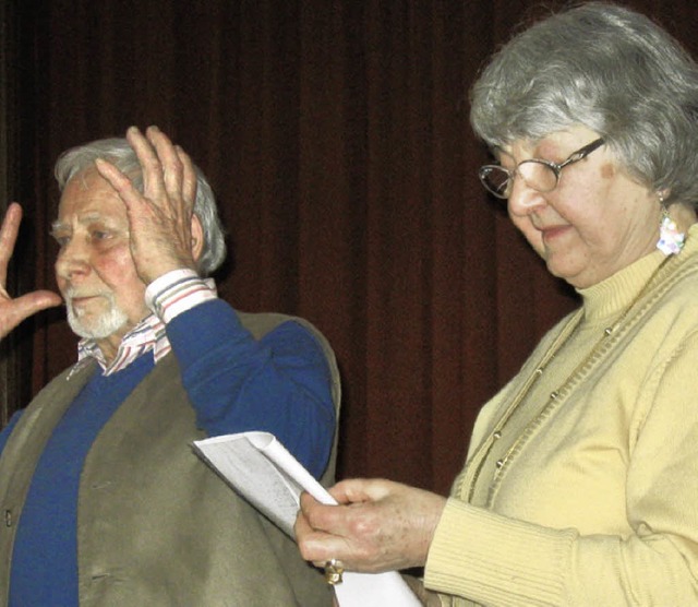 Werner und Yvonne Richter   | Foto: Charlotte Bhler-Mueller