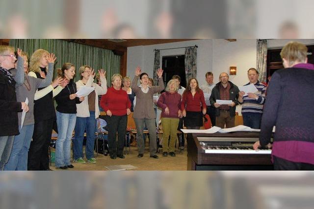 Freude am Singen stets im Mittelpunkt