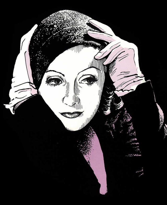 Greta Garbo, gezeichnet von Robert Nippoldt   | Foto: Verlag