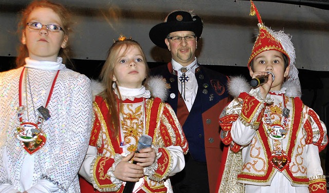 Besuch aus Dortmund: Prinzessin Celina und Prinz Louis   | Foto: Sedlak