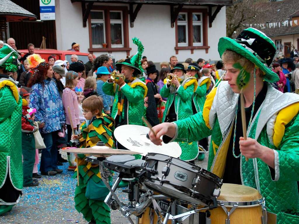 Bunt und heiter war der Buurefasnachtsumzug in Neuenweg