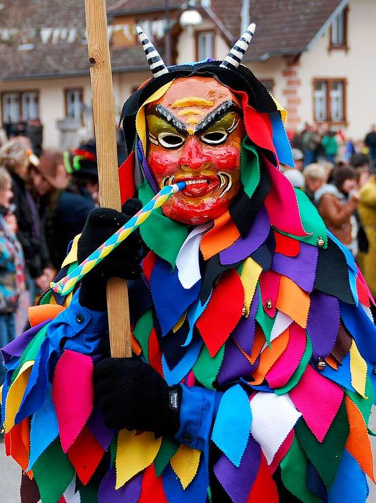 Bunt und heiter war der Buurefasnachtsumzug in Neuenweg