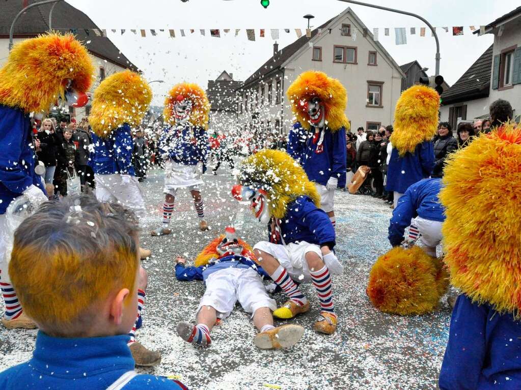 Impressionen vom Buurefasnachtsumzug in Hauingen