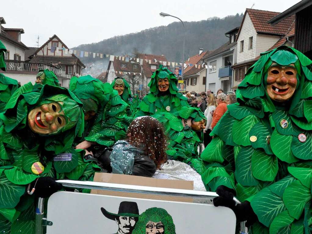 Impressionen vom Buurefasnachtsumzug in Hauingen