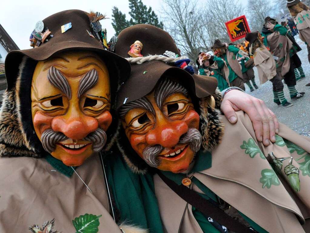 Impressionen vom Buurefasnachtsumzug in Hauingen