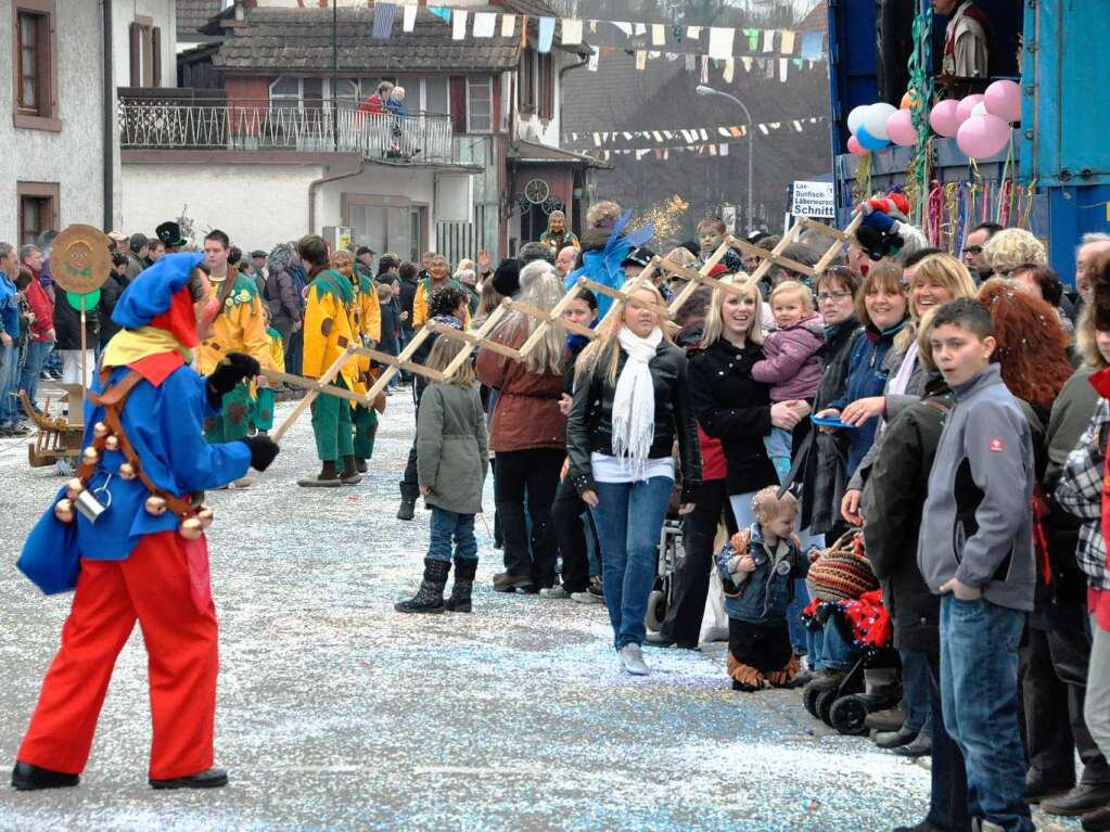 Impressionen vom Buurefasnachtsumzug in Hauingen