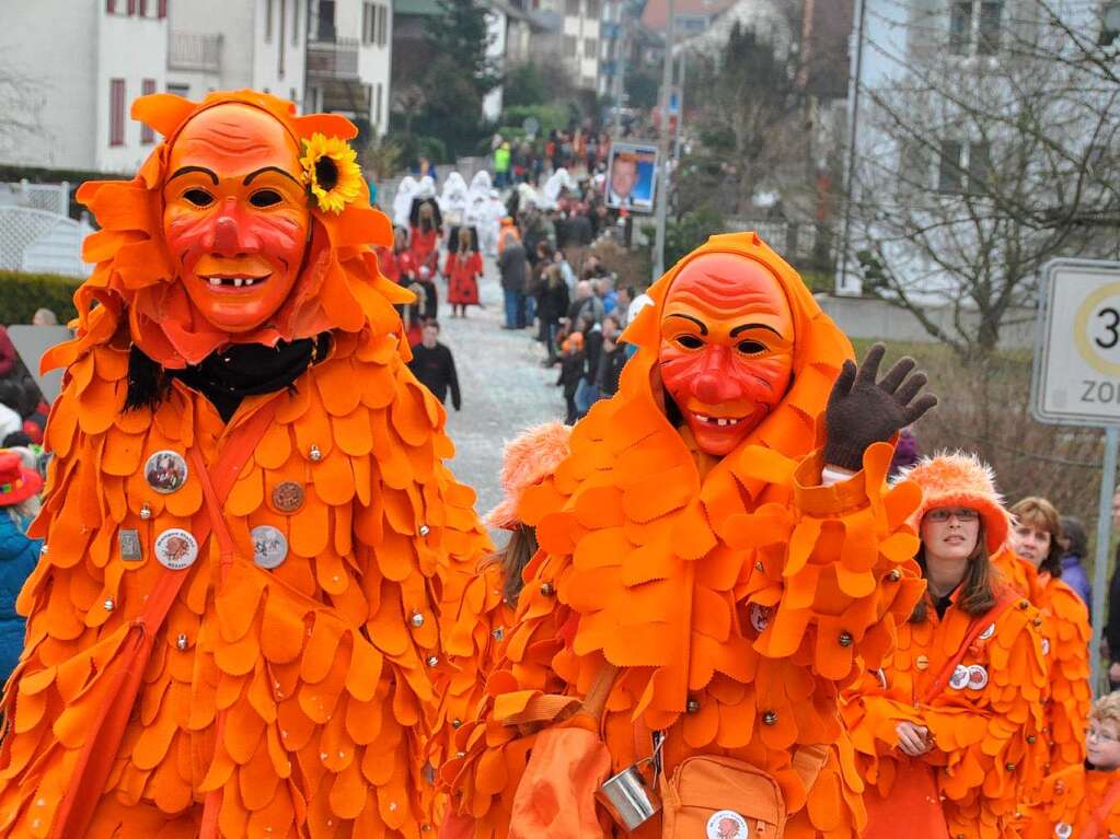 Impressionen vom Buurefasnachtsumzug in Hauingen