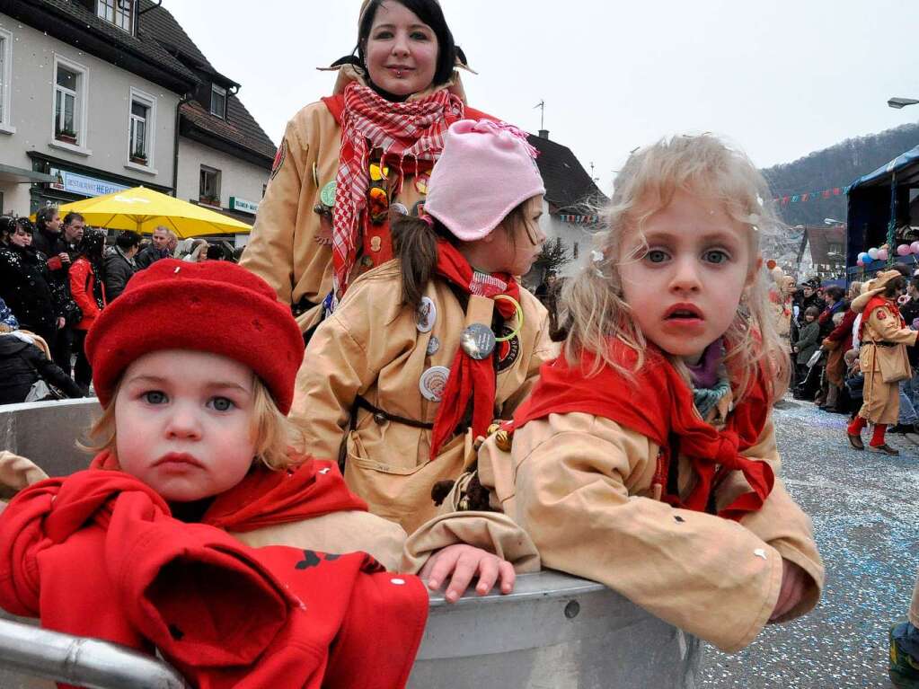 Impressionen vom Buurefasnachtsumzug in Hauingen