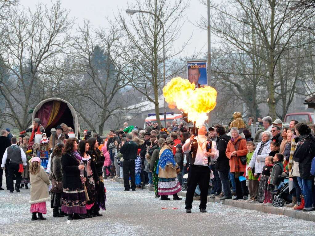 Impressionen vom Buurefasnachtsumzug in Hauingen