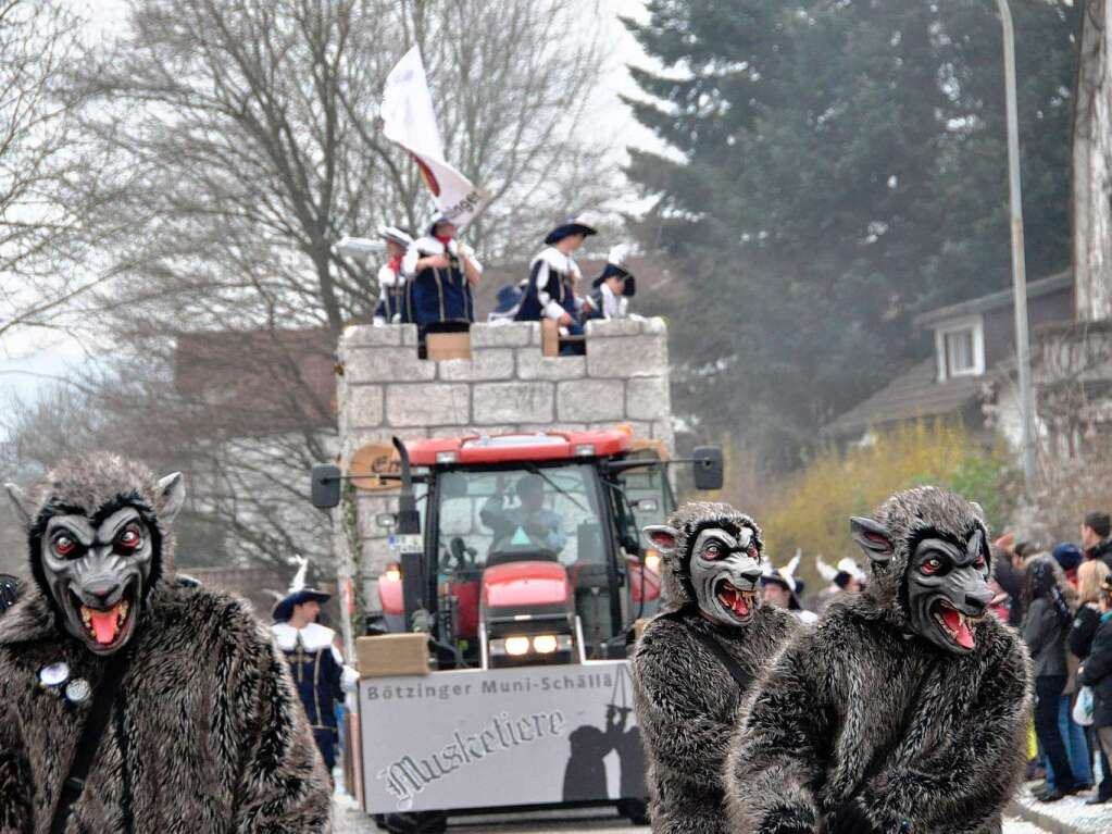 Impressionen vom Buurefasnachtsumzug in Hauingen