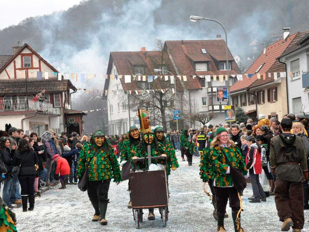 Impressionen vom Buurefasnachtsumzug in Hauingen