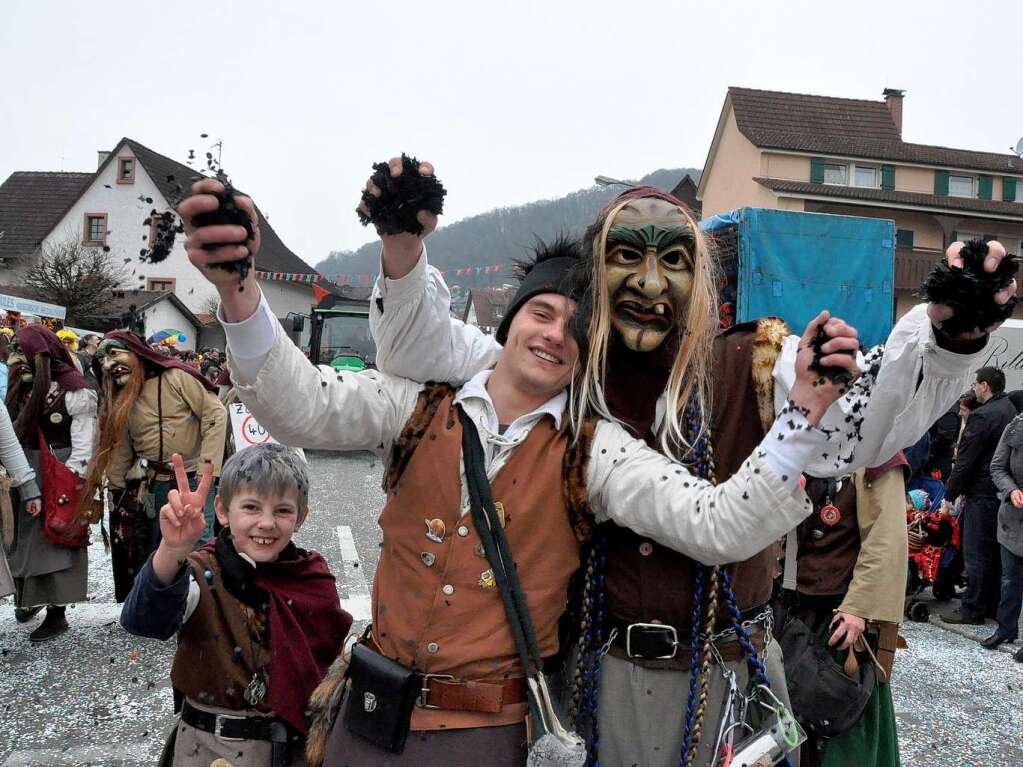 Impressionen vom Buurefasnachtsumzug in Hauingen