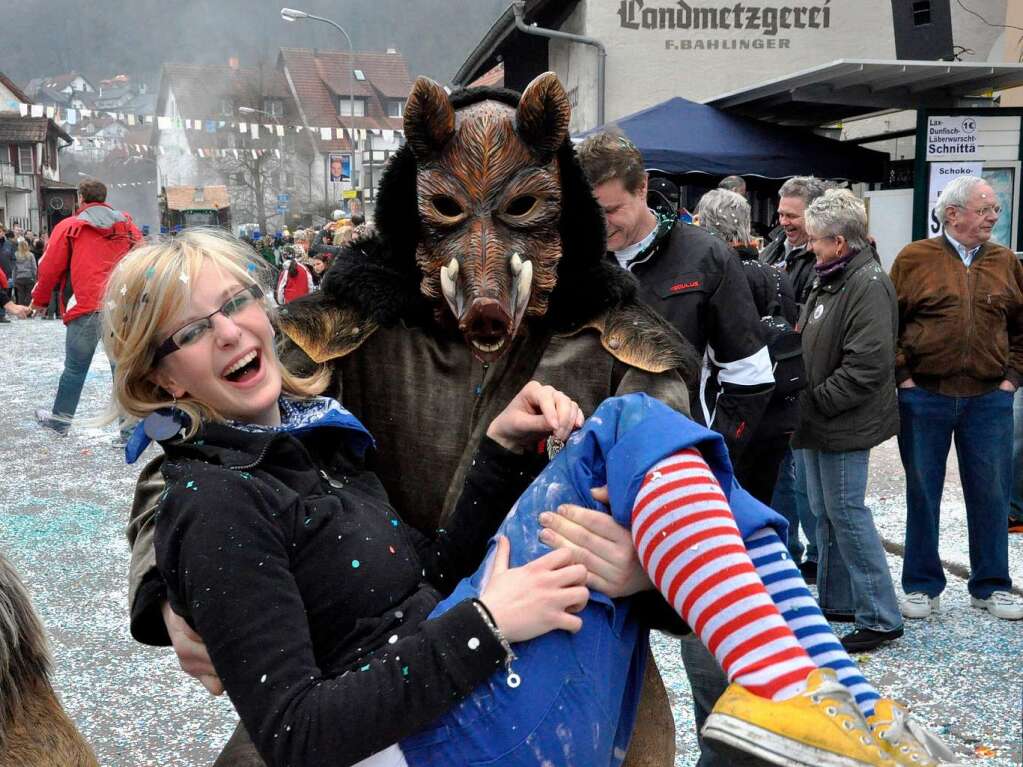 Impressionen vom Buurefasnachtsumzug in Hauingen