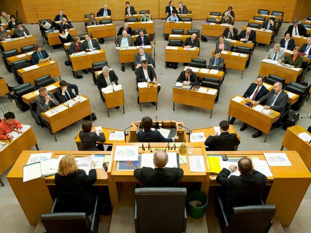 Die Atomdebatte erreicht den Landtag in Stuttgart  | Foto: dpa
