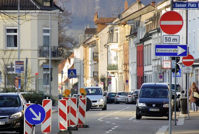 Spitalstrae: Anwohner wollen keine R...richtungsverkehr vor dem Krankenhaus.   | Foto: Trenz