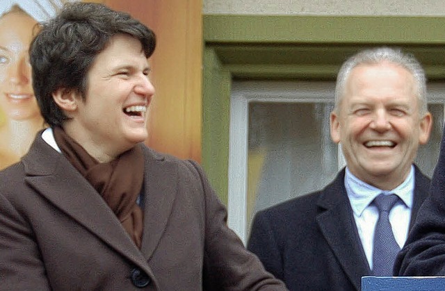 In Bad Bellingen hatte Ministerin Tanj... Einladung nach Eimeldingen erhalten.   | Foto: UMIGER