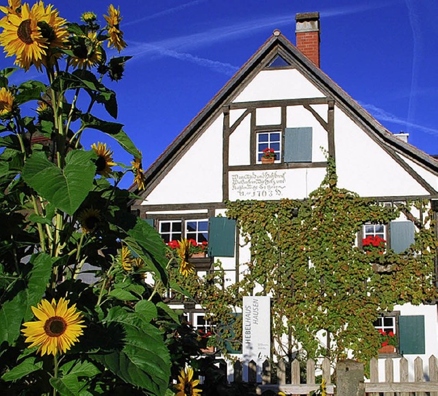 Hausener Schmuckkstchen: Das Hebelhaus.   | Foto: Steinfelder