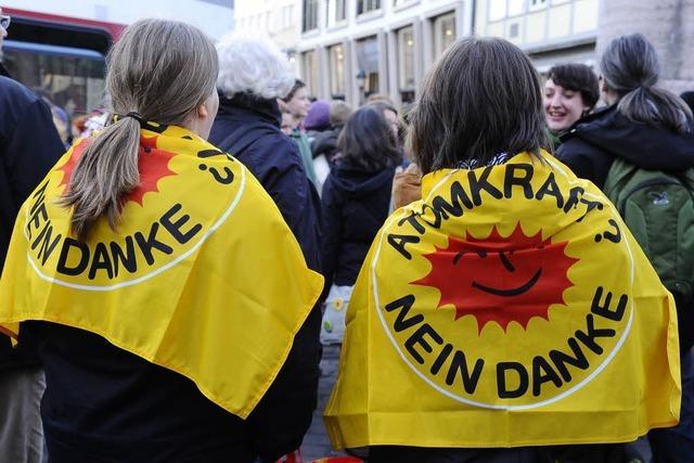 Freiburger demonstrieren gegen Atomenergie