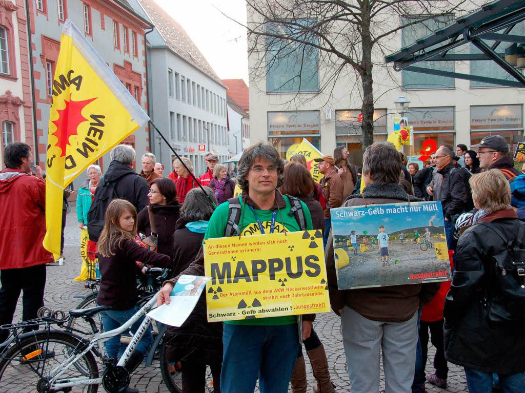 Protest in Offenburg Protest in Offenburg
