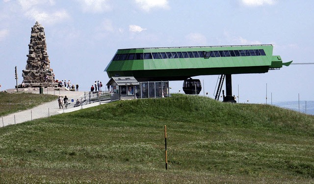 feldbergbahn im sommerbetrieb  | Foto: ralf morys