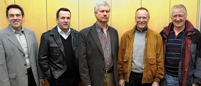 Auf den ersten Brgerempfang der Gemei...er Pressekonferenz Horst Leber (BVM).   | Foto: Robert Bergmann