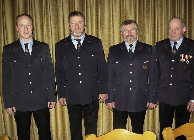 Herausragende Ehrungen in Siegelau bei derFeuerwehrjahreshauptversammlung  | Foto: Gnter Bank