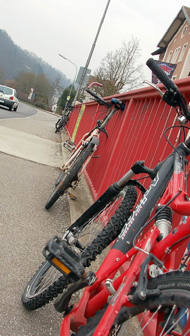 Fahrradstnder am Bahnhof &#39;Brennet  | Foto: Michael Krug