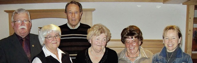 Georg und Hannelore Lebtig, Herbert Sc...siererin  Leentje Schwald (von links)   | Foto: Siegfried Krex