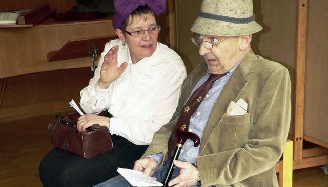 Das Ehepaar Lore und Rainer Fuchs sorg...pa beim Altennachmittag in Maulburg.   | Foto: Georg Diehl