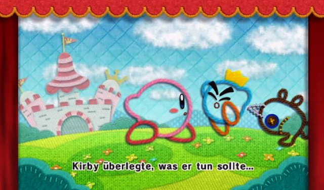 Nettes Spiel fr die Wii: Kirby und das magische Garn  | Foto: Screenshot: Nintendo