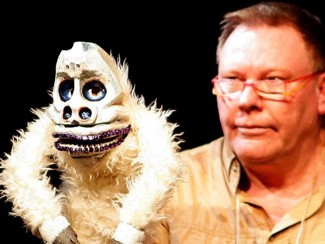 Die Auftritte von Neville Tranter zählten zu den Höhepunkten der Puppenparade | Foto: Heidi Foessel Die Auftritte von Neville Tranter zählten zu den Höhepunkten der Puppenparade | Foto: Heidi Foessel