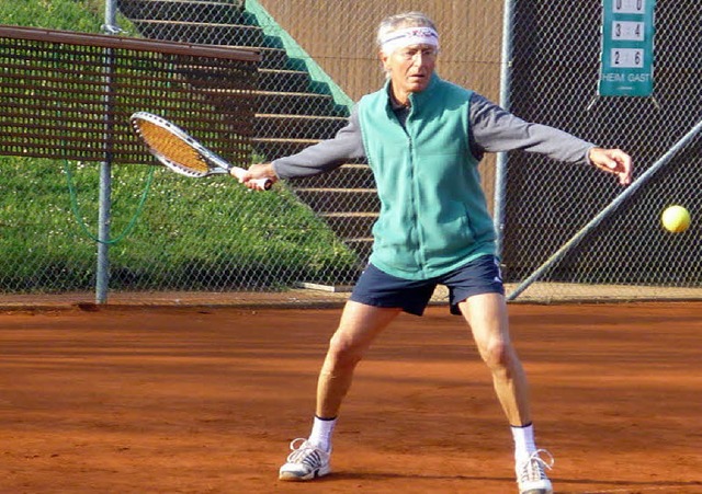 Dieter Nieratschker treibt tglich Spo...en sind seine beliebtesten Sportarten.  | Foto: Martha Weishaar