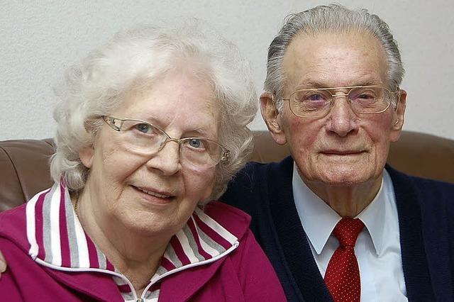 Zwei, die seit 65 Jahren glücklich verheiratet sind