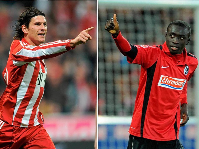 Mario Gomez oder Papiss Demba Ciss: W... beste Torjger der Ersten Bundesliga?  | Foto: dpa